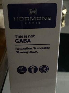 HORMONE Paris "This is not GABA" Box - White with Navy Text unisex